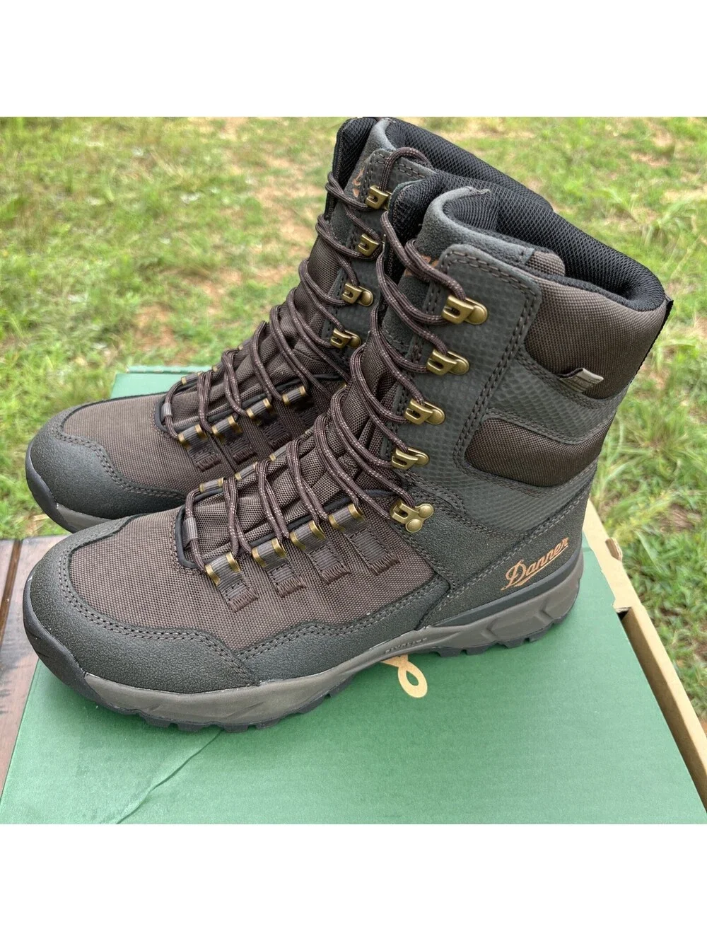 New Danner Vital 8” Dry Waterproof/ Plyolite Midsole Mens Size 8 Brown $210 MSRP